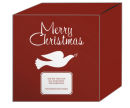 Red Dove Christmas Gift Box Medium